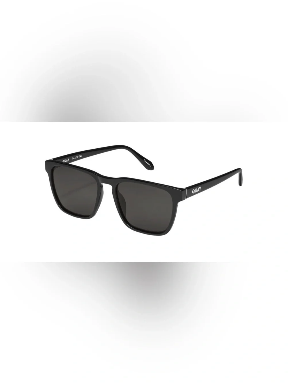 NWT QUAY Unisex Sunglasses “Unplugged” - Black Frame/Black Polarized Lense